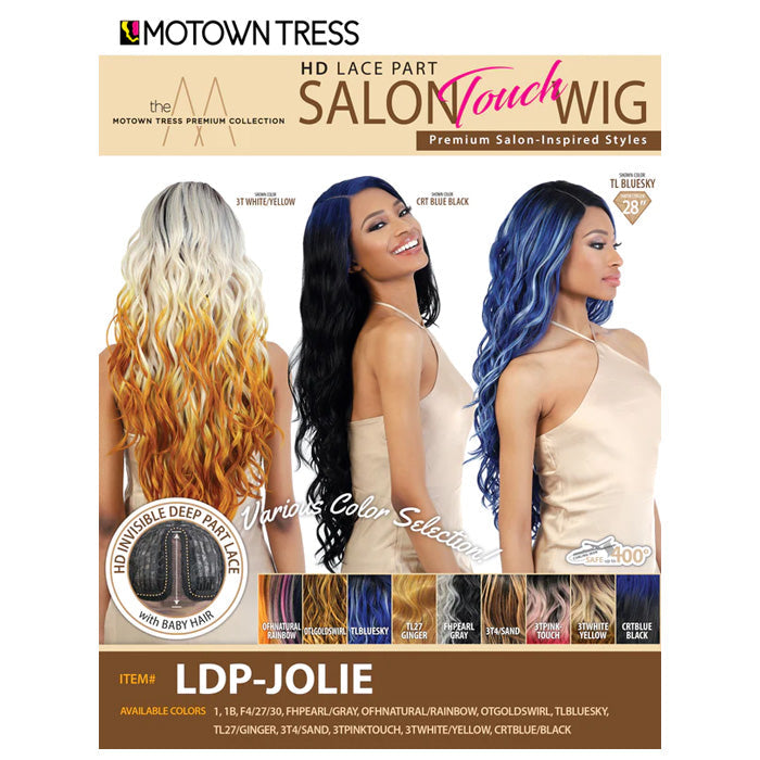 Motown Tress Salon Touch HD Invisible Deep Part Lace Wig - LDP-JOLIE Alexwigs