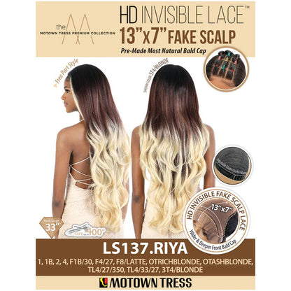 Motown Tress HD Invisible Lace 13x7 Fake Scalp Lace Front Wig - LS137.RIYA Alexwigs