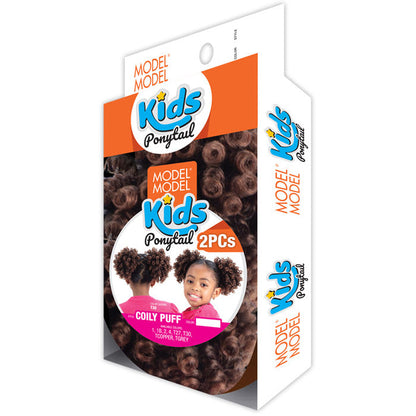 Model Model Kids Ponytail Curly 2PCS - COILY PUFF Alexwigs