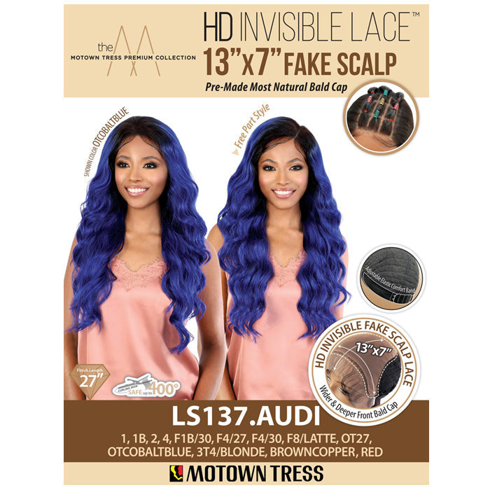 Motown Tress HD Invisible Lace 13x7 Fake Scalp Lace Front Wig - LS137.AUDI Alexwigs