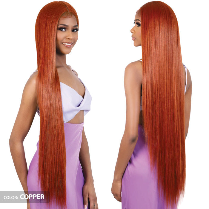 Motown Tress Glam Touch Lace Glueless Human Hair Premium Blend HD Lace Deep Part Wig - HBL.FREE40 Alexwigs