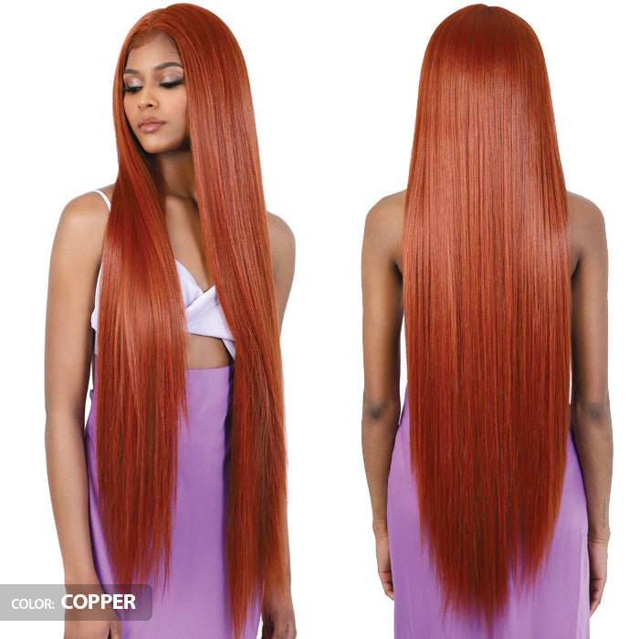 Motown Tress Glam Touch Lace Glueless Human Hair Premium Blend HD Lace Deep Part Wig - HBL.FREE40 Alexwigs