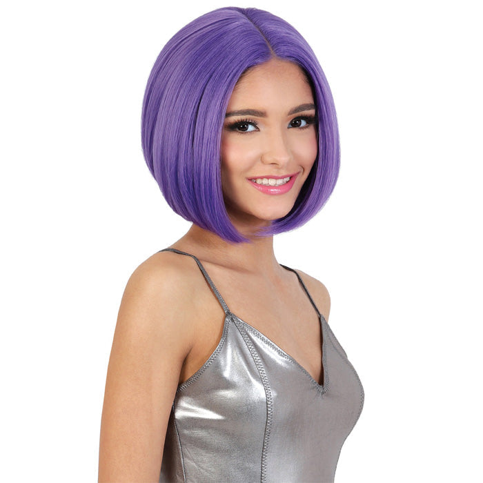 Motown Tress Glam Touch Lace Glueless Human Hair Blend HD Deep Part Lace Front Wig - HBL GISEL Alexwigs