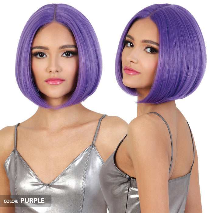 Motown Tress Glam Touch Lace Glueless Human Hair Blend HD Deep Part Lace Front Wig - HBL GISEL Alexwigs