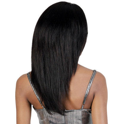 Motown Tress Secret Glueless 100% Virgin Remy Human Hair 13x4 HD Lace Front Wig - SILKY SLEEK STRAIGHT 20" Alexwigs