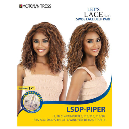 Motown Tress Let's Lace Swiss Deep Lace Part Wig - LSDP-PIPER Alexwigs