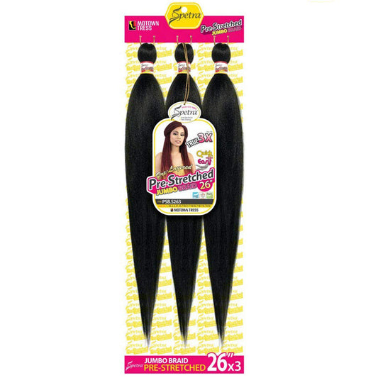 Motown Tress Spectra Pre Stretched Braid - PSBS263 26" 3X Alexwigs