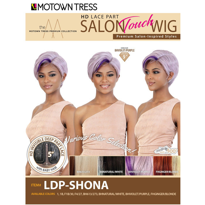Motown Tress Salon Touch 5" Deep Part HD Lace Wig - LDP SHONA Alexwigs