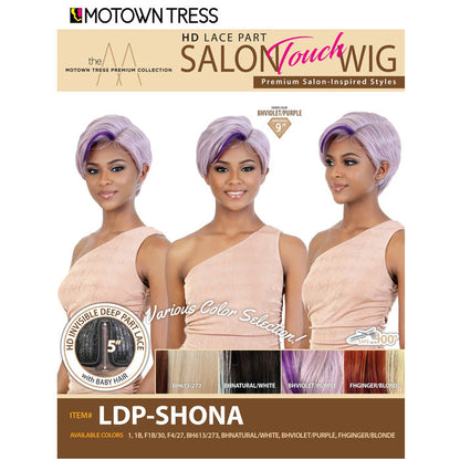 Motown Tress Salon Touch 5" Deep Part HD Lace Wig - LDP SHONA Alexwigs