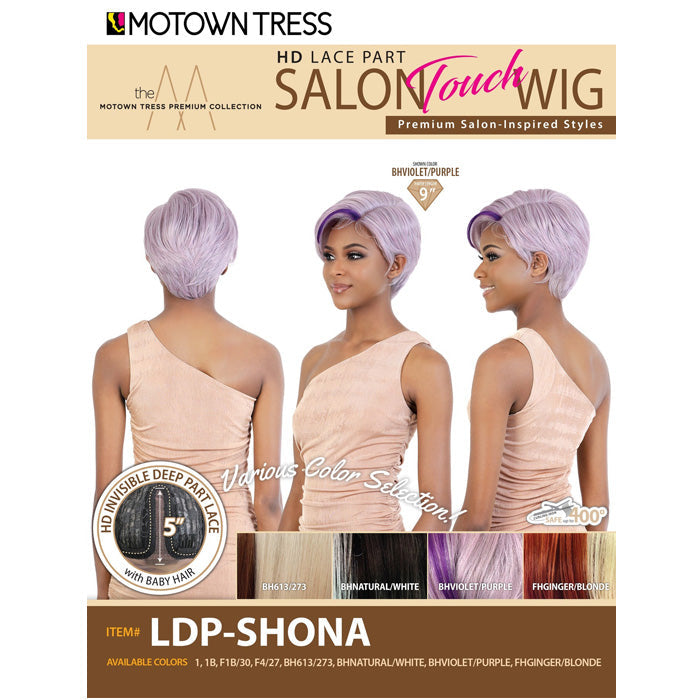 Motown Tress Salon Touch 5" Deep Part HD Lace Wig - LDP SHONA Alexwigs