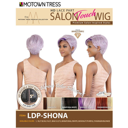 Motown Tress Salon Touch 5" Deep Part HD Lace Wig - LDP SHONA Alexwigs