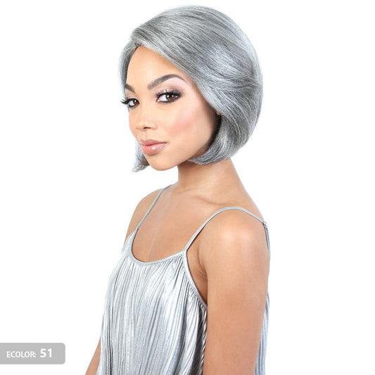 Motown Tress Human Hair Silver Gray Hair Collection Lace Part Wig - SH.PAGE Alexwigs