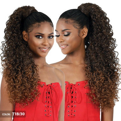 Motown Tress Pony Wrap Invisible Ponytail - PD-WRAP.BH BOHEMIAN CURL 26" Alexwigs