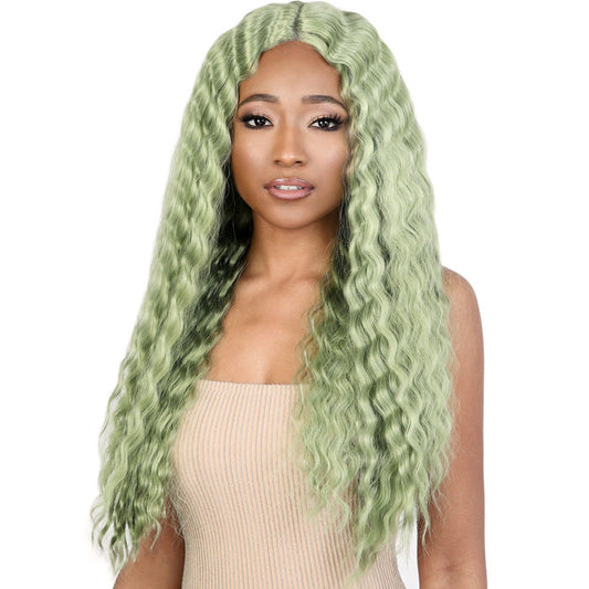 Motown Tress Swiss Lace Deep Part Front Wig - LDP-CRIMP7 Alexwigs