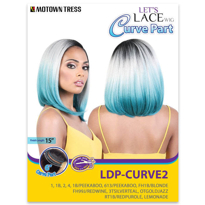 Motown Tress Let's Lace Curve Part 6" Part Wig - LDP-CURVE 2 Alexwigs