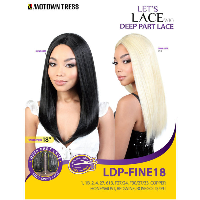 Motown Tress Let's Lace Deep Part Lace Wig - LD- FINE18 Alexwigs