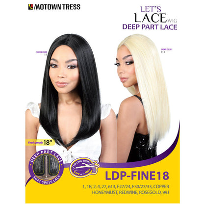 Motown Tress Let's Lace Deep Part Lace Wig - LD- FINE18 Alexwigs
