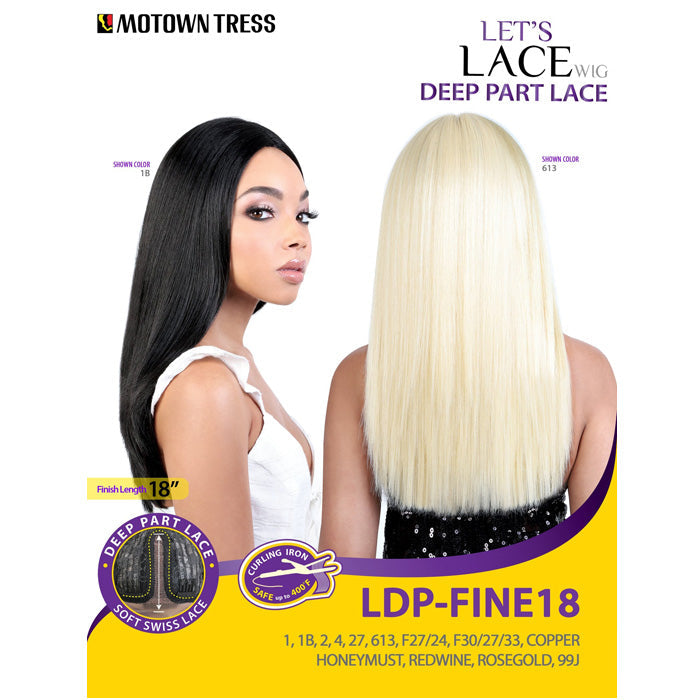 Motown Tress Let's Lace Deep Part Lace Wig - LD- FINE18 Alexwigs