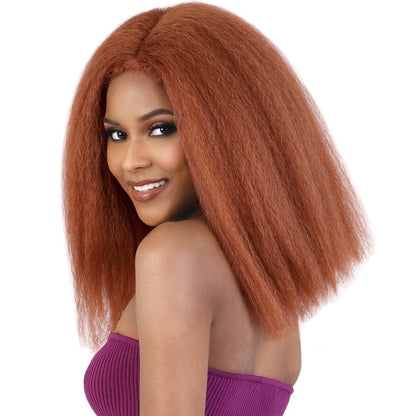 Motown Tress Glam Touch Lace Glueless Human Hair Blend HD Lace Deep Part WIG - HBL.POPO Alexwigs