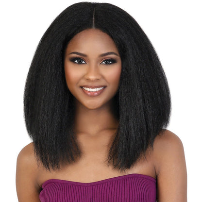 Motown Tress Glam Touch Lace Glueless Human Hair Blend HD Lace Deep Part WIG - HBL.POPO Alexwigs