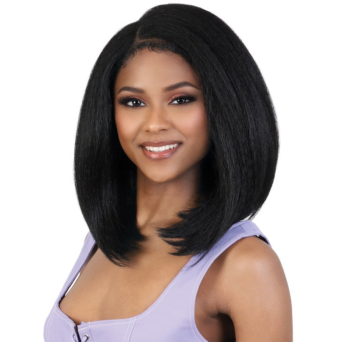 Motown Tress Glam Touch Lace Glueless Human Hair Blend HD 13x4 Lace Front Wig- HBL 134ZOA Alexwigs