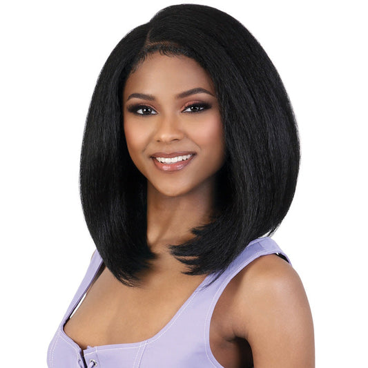 Motown Tress Glam Touch Lace Glueless Human Hair Blend HD 13x4 Lace Front Wig- HBL 134ZOA Alexwigs