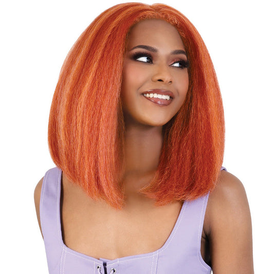 Motown Tress Glam Touch Lace Glueless Human Hair Blend HD 13x4 Lace Front Wig- HBL 134ZOA Alexwigs