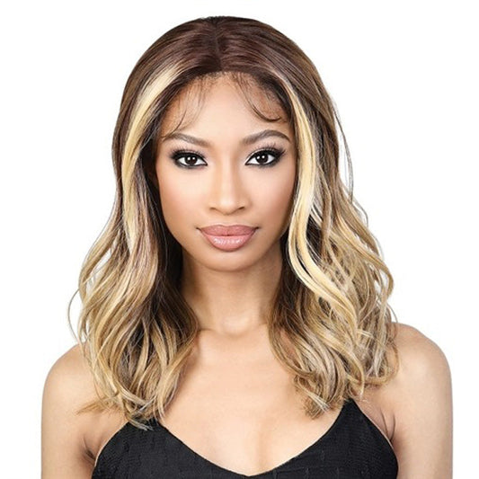Motown Tress Slay & Style Synthetic Lace Deep Part with Baby Hair Pre-Tweezed Wig 18" - LP RILEY Alexwigs