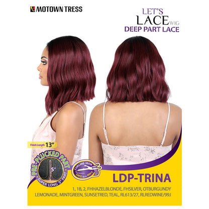 Motown Tress Let's Lace Pre-Plucked Deep Part Lace Wig - LDP-TRINA Alexwigs