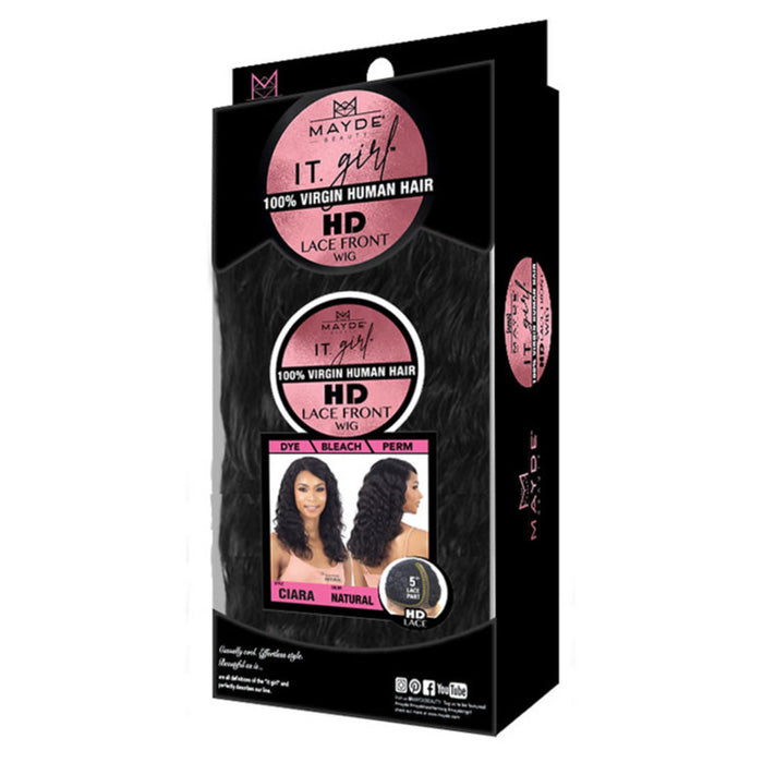 Mayde It Girl 100% Virgin Human Hair 5" Deep Part HD Lace Front Wig - CIARA Alexwigs