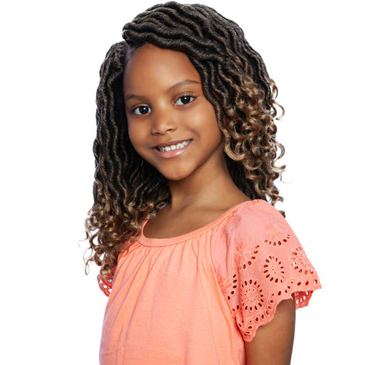 Mane Concept Afri Naptural Kids Locs Crochet Braid - KLOC01 NINI WAVY GODDESS LOCS 10" Alexwigs