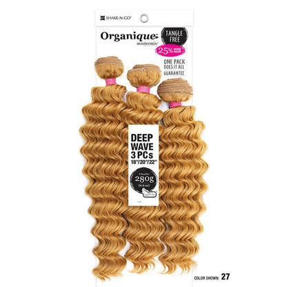 Shake-N-Go Organique Mastermix Weave - DEEP WAVE 3PCS (18/20/22 Inch) Alexwigs