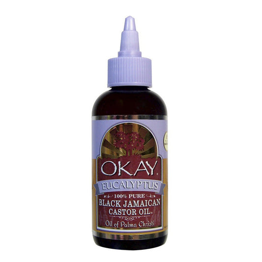 Okay 100% Pure Eucalyptus Black Jamaican Castor Oil 4 oz Alexwigs