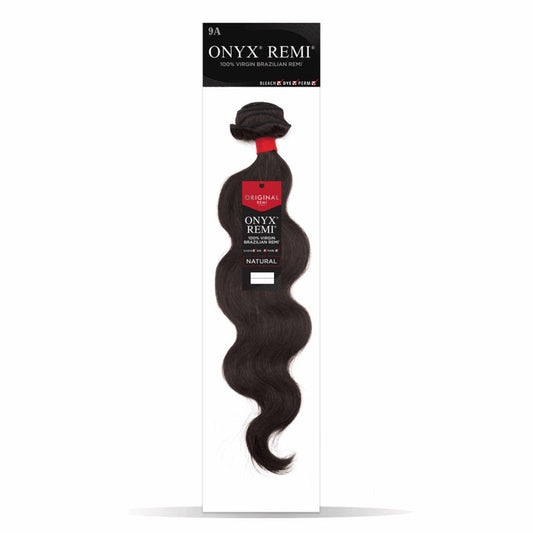 Onyx 9A 100% Brazilian Virgin Remi Human Hair Bundle Weave - BODY WAVE 12-24" Alexwigs