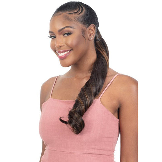 Shake N Go Organique Pony Pro Ponytail - FRENCH ROLL WAVE 24" Alexwigs