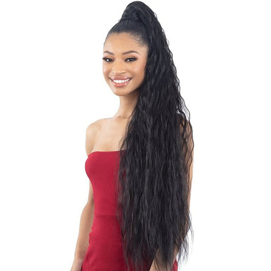 Shake N Go Organique Pony Pro Ponytail - MERMAID WAVE 36" Alexwigs