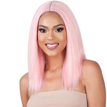 Mayde Beauty Synthetic Bloom Bundle Weave SILKY STRAIGHT 5PCS + Lace Closure Alexwigs