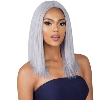Mayde Beauty Synthetic Bloom Bundle Weave SILKY STRAIGHT 5PCS + Lace Closure Alexwigs