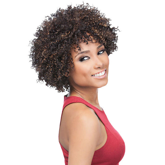 Outre Velvet Short Series 100% Remi Human Hair Weave - KINKY CURL 3 Pcs Alexwigs