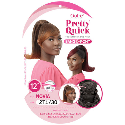 Outre Pretty Quick Bang X Pony - NOVIA Alexwigs