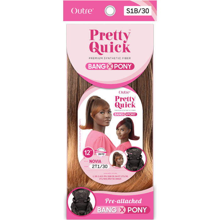 Outre Pretty Quick Bang X Pony - NOVIA Alexwigs