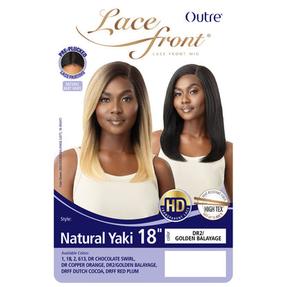 Outre HD Transparent Lace Front Wig - NATURAL YAKI 18 Alexwigs