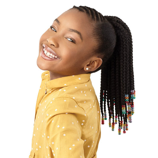 Outre Lil Looks Drawstring Ponytail - BEADED BOX BRAIDS 12" Alexwigs