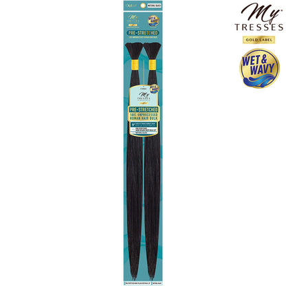 Outre Mytresses Gold Label 100% Human Hair Braids - PRE-STRETCHED W&W SPLASH DEEP BULK 18", 24" Alexwigs