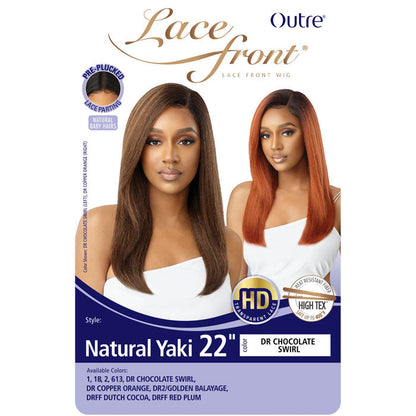 Outre HD Lace Front Wig - NATURAL YAKI 22" Alexwigs