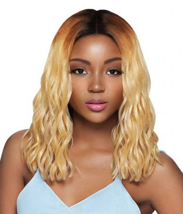 Outre Blunt Cut Curly Swiss Lace I-Parting Lace Front Wig SHAWNI Alexwigs