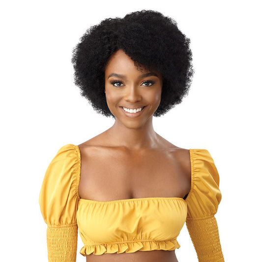 Outre The Daily Wig 100% Unprocessed Human Hair Lace Part Wig - NATURAL AFRO Alexwigs