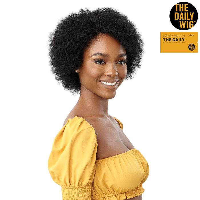 Outre The Daily Wig 100% Unprocessed Human Hair Lace Part Wig - NATURAL AFRO Alexwigs