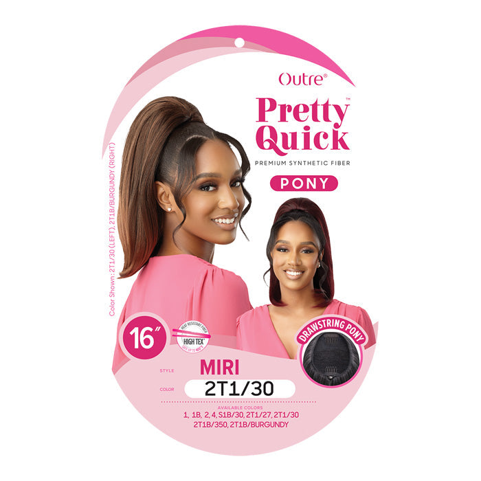 Outre Pretty Quick Pony Drawstring Ponytail - MIRI Alexwigs