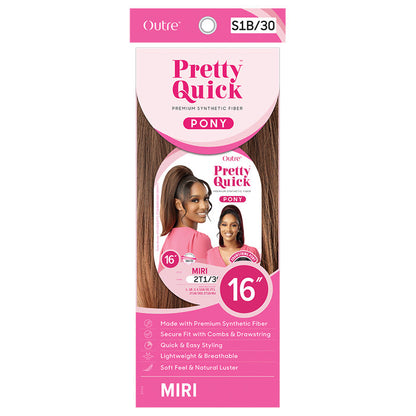 Outre Pretty Quick Pony Drawstring Ponytail - MIRI Alexwigs
